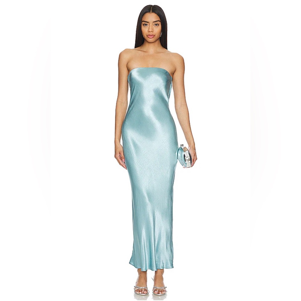 Bec + Bridge Moon Dance Strapless Dress (color: sea spray) US 4